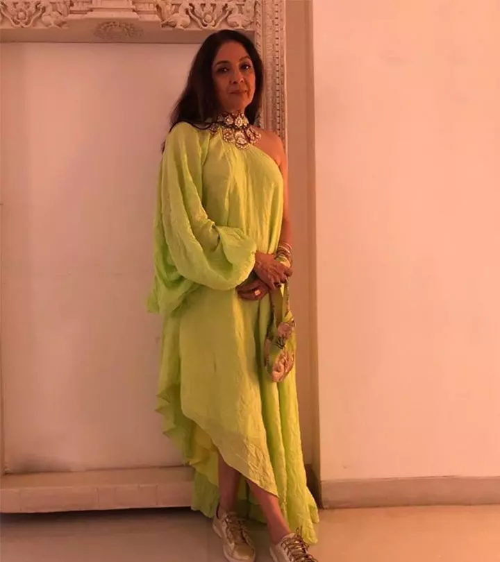 Neena Gupta Puts Up Frock Ka Shock Instagram Post Netizens Impressed