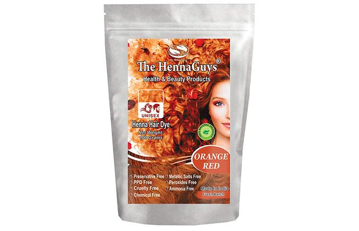 Orange Red Henna Hair Dye