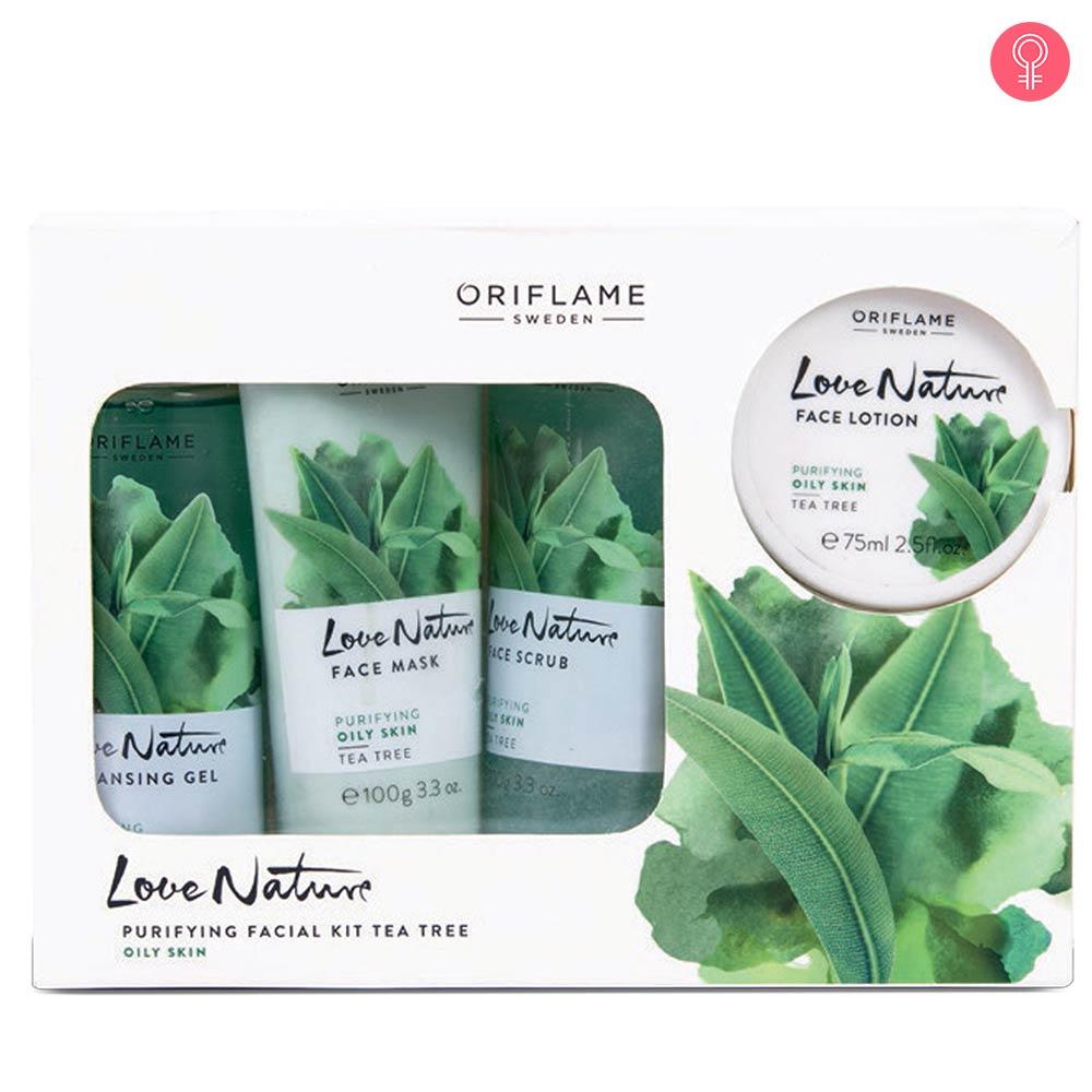 Oriflame Love Nature Facial Kit Tea Tree Reviews, Ingredients, Benefits