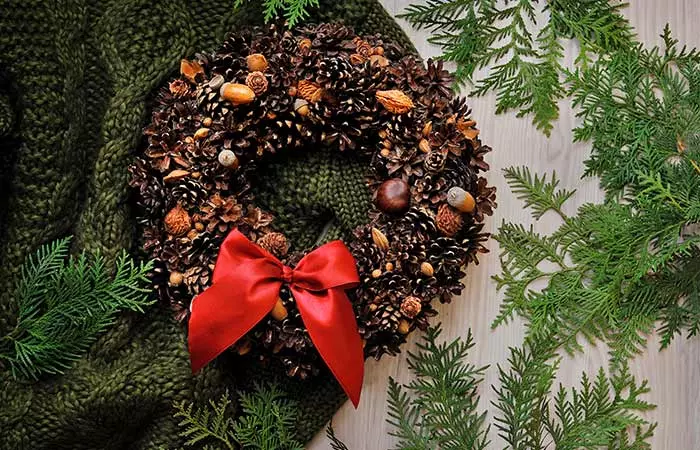 Pine Cone Wreath