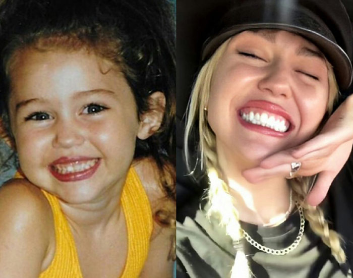 Miley Cyrus growing up 2