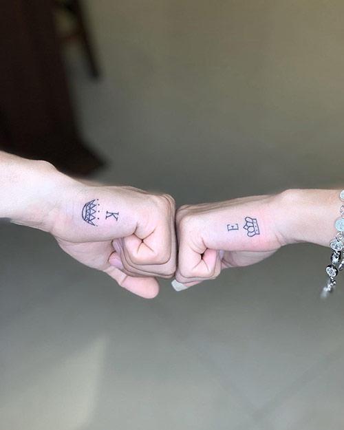 king and queen hand tattoos on each fingerTikTok Search