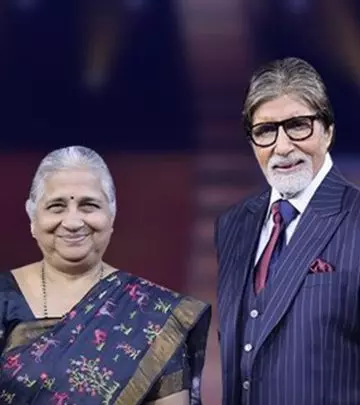Sudha Murthy Calls Herself A Low Maintenance Wife And Charms The KBC Audience (2)