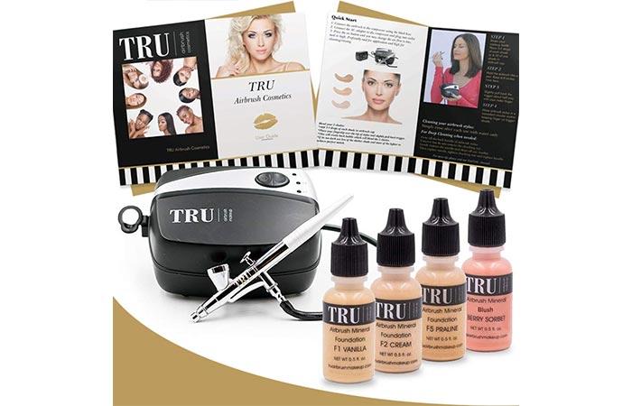 TRU Airbrush Makeup Kit 6-Piece Makeup Set