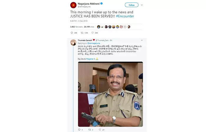 Tollywood’s favorite heartthrob Nagarjuna Akkineni tweeted