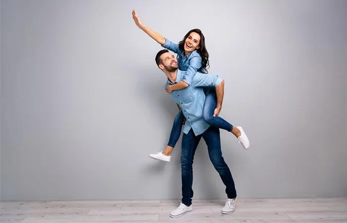 When She Drapes Her Legs Across Me