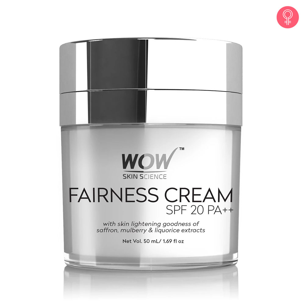 WOW Skin Science Fairness Cream SPF 20 pa++