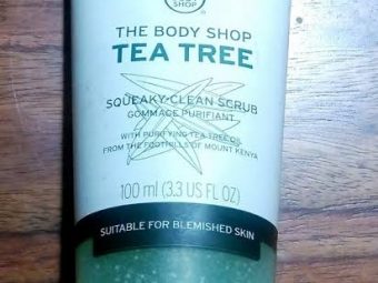 The Body Shop Tea Tree Squeaky Clean Scrub -Squeaky clean scrub-By jasdeep99