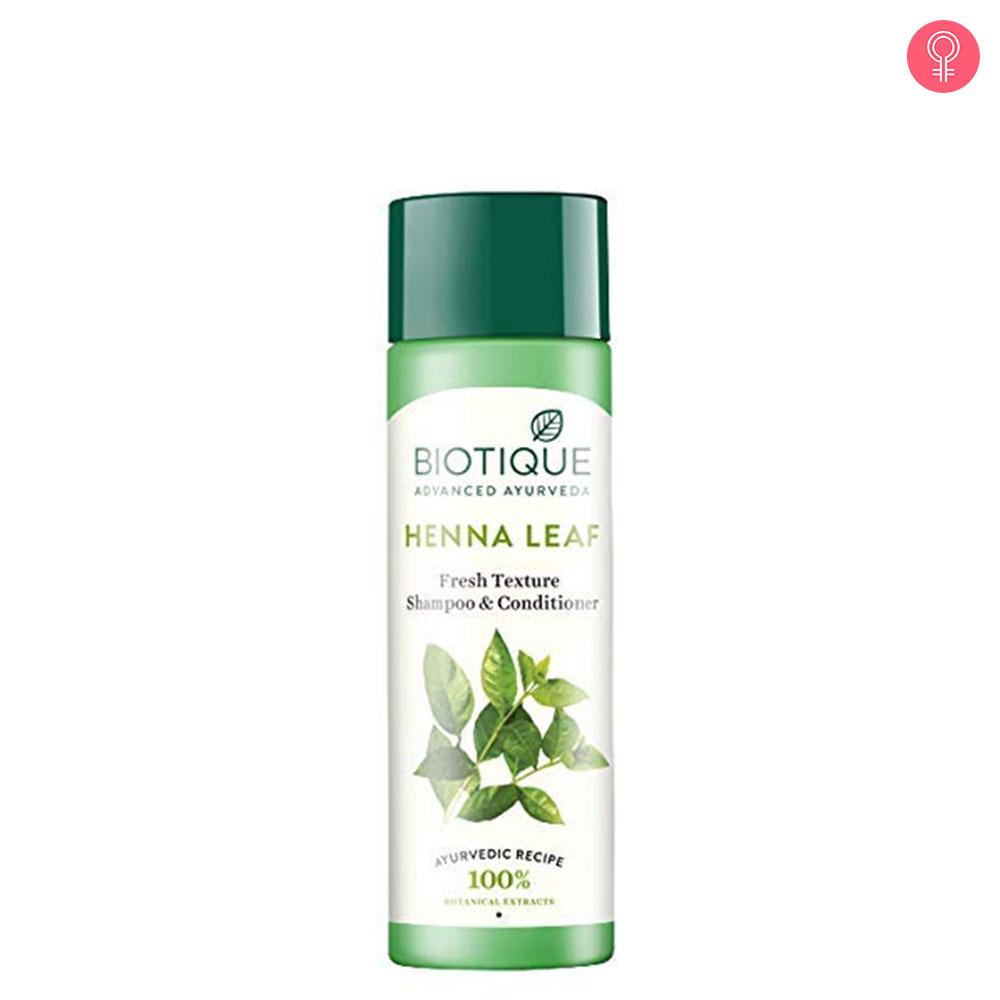Biotique Bio Henna Leaf Fresh Texture Shampoo and Conditioner Reviews