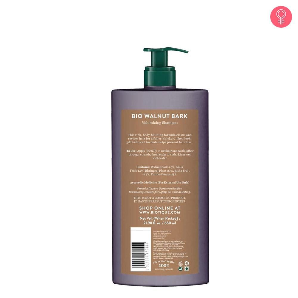 Biotique Bio Walnut Bark Volumizing Shampoo For Fine Thinning