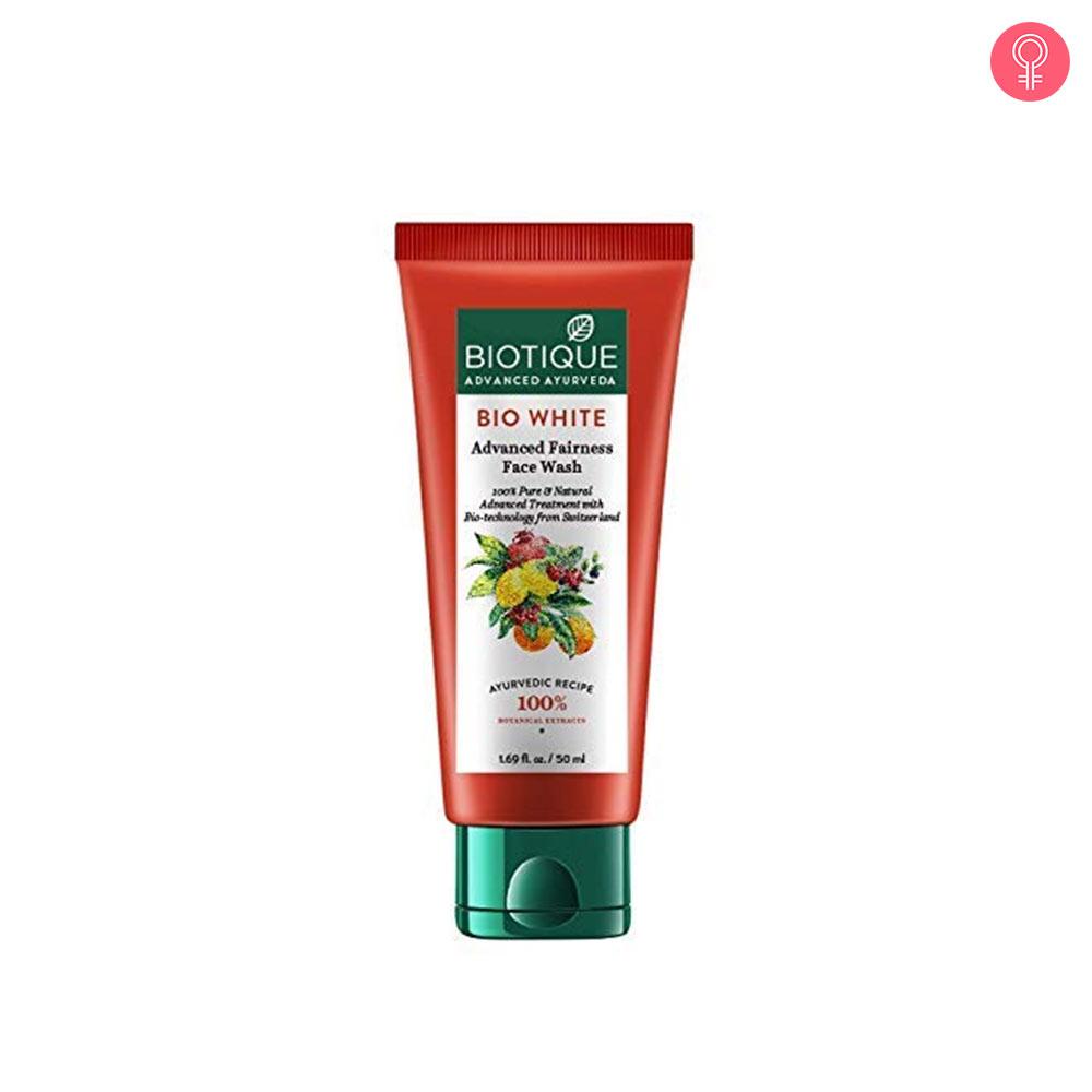 bio white face wash review