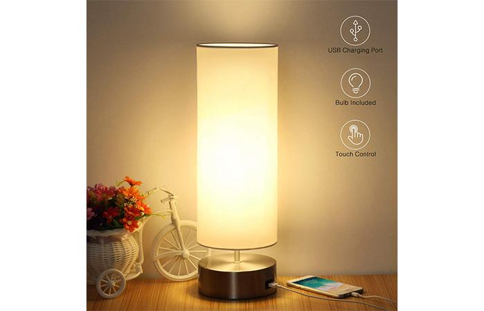 Boncoo Touch Control Bedside Nightstand Lamp