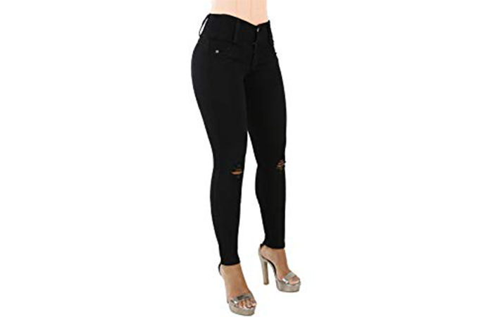 Butt-Lifting Jeans Capris