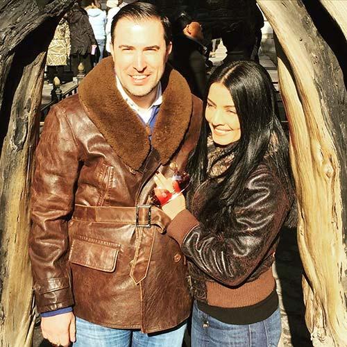 Celina Jaitly and Peter Haag