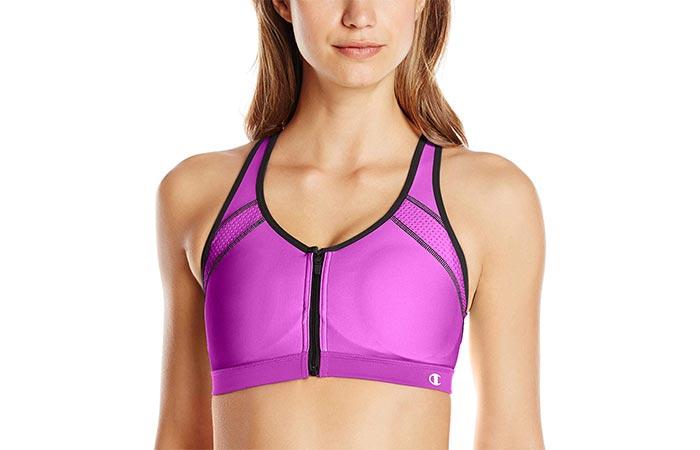 Champion Women's Zip Sports Bra