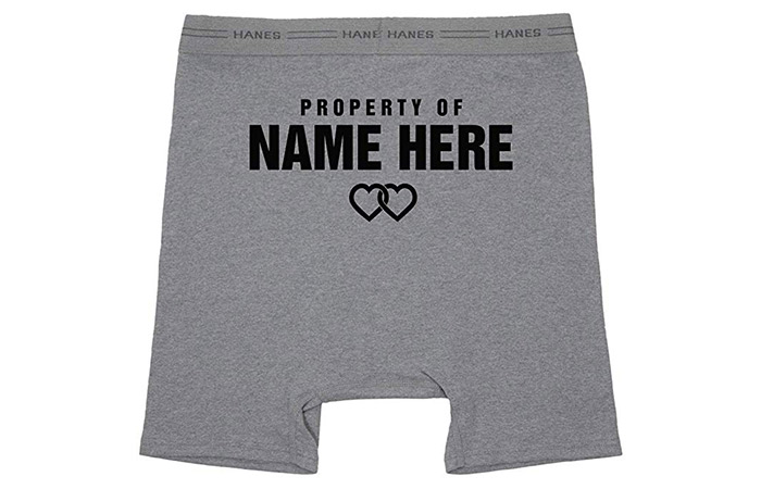 Customized Girl Personalized Property Of Mens Underwear