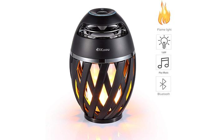 DIKAOU LED Flame Table Lamp