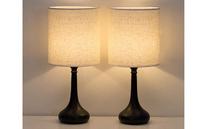 HAITRAL Bedside Table Lamps