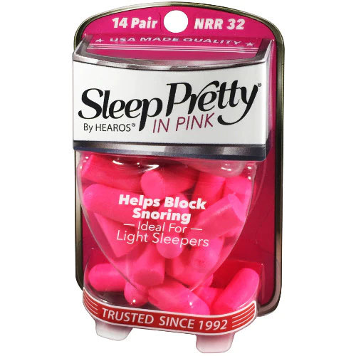 HEAROS Sleep Pretty in Pink Ear Plugs