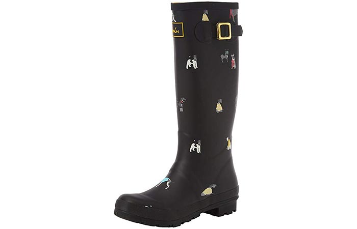 Joules Women's Welly Print Rain Boot