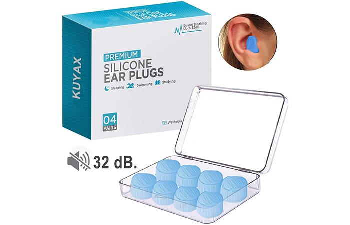 Kuyax Premium Silicone Ear Plugs