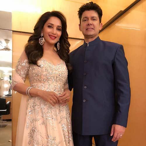 Madhuri Dixit and Shriram Nene