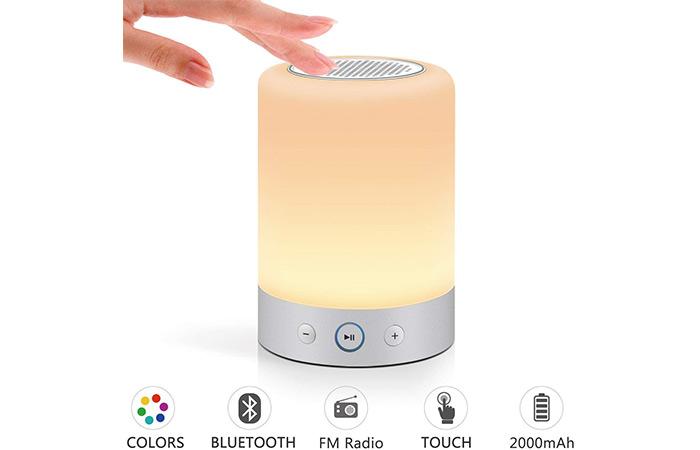 Marrado Bedside Lamp With Bluetooth Speaker