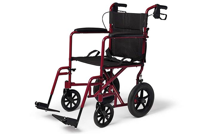 Medline Lightweight Transport Wheelchair