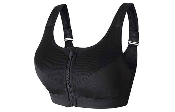 Newlashua Women's High Support Push Up Sports Bra