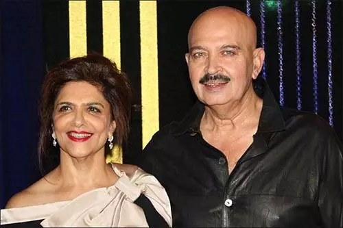 Rakesh Roshan and Pinky
