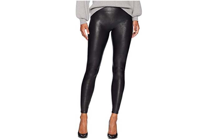 SPANX Womens Faux Leather Leggings