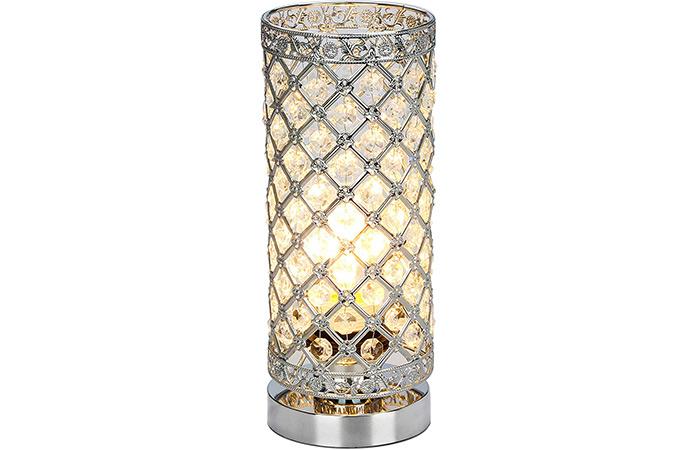 Seaside Village Crystal Table Lamp