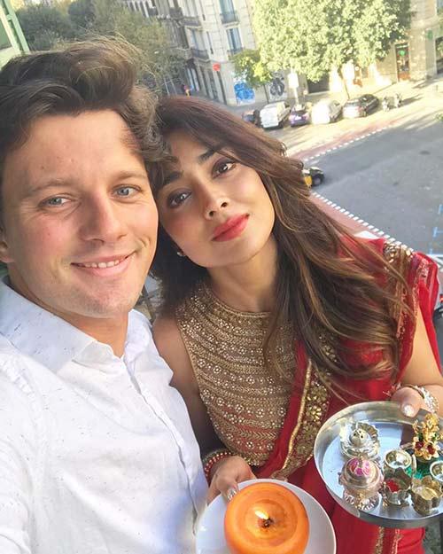 Shriya Saran and Andrei Koscheev