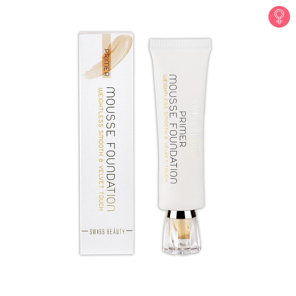 Swiss Beauty Primer Mousse Foundation Reviews Ingredients Benefits Shades How To Use Buy Online