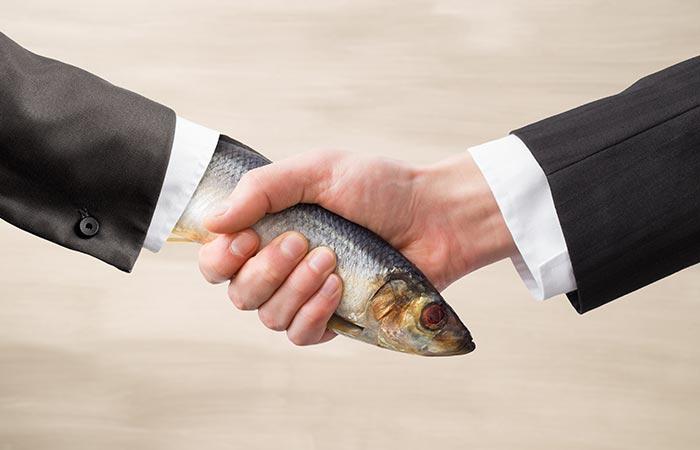 The Limp Fish Handshake