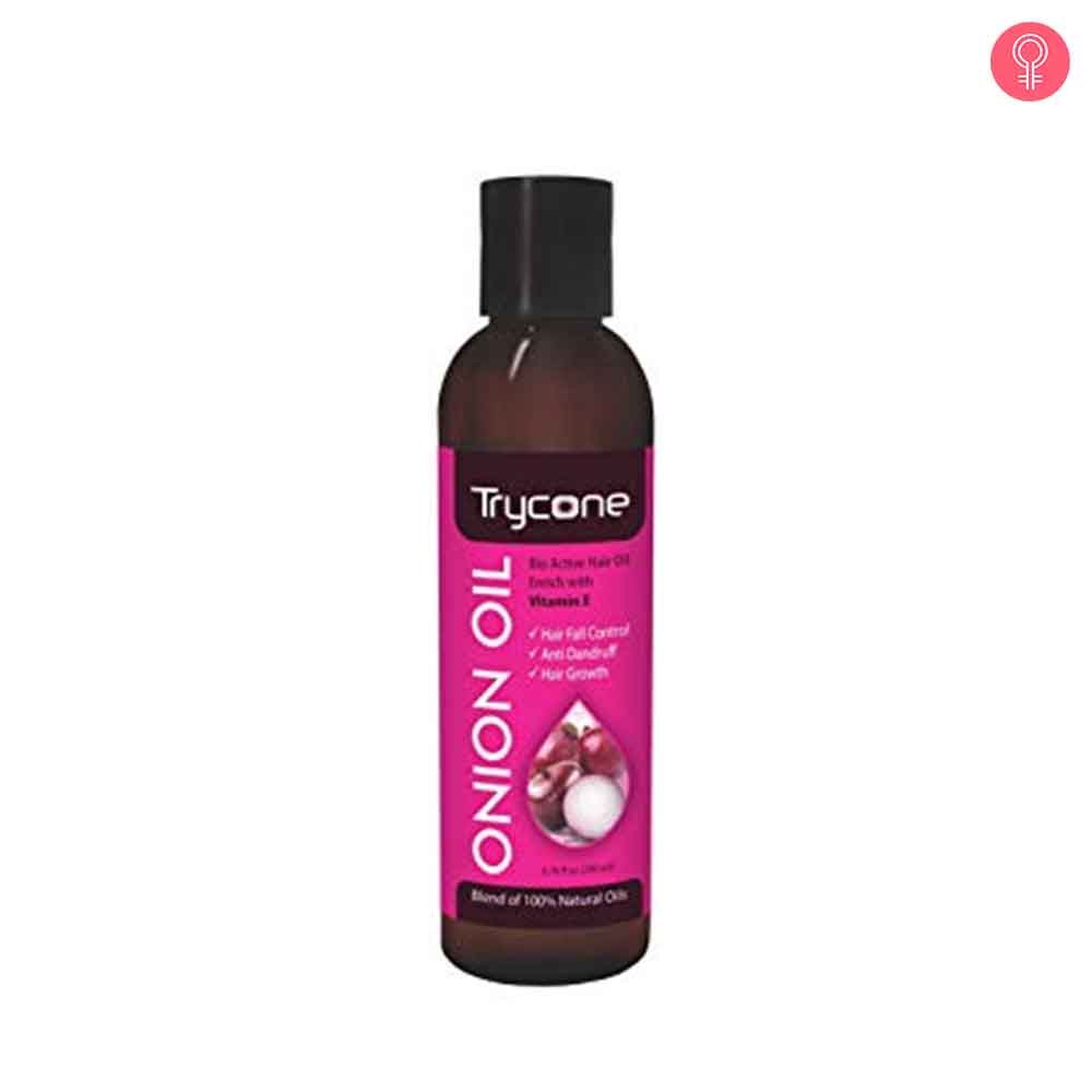 Trycone Onion Hair Oil with Vitamin E,100% Natural Oils and Herbs