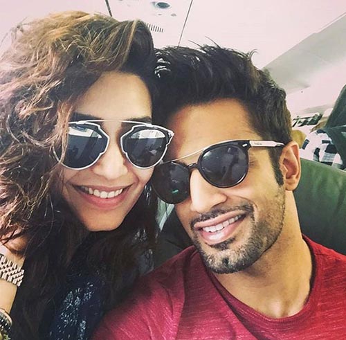 Upen Patel and Karishma Tanna