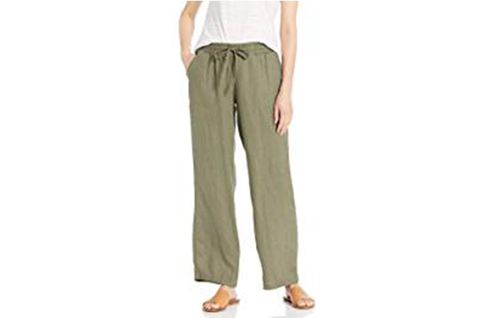 Women's Drawstring Linen Pant