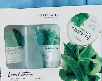 oriflame love nature facial kit tropical fruits review