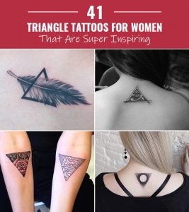 41 Triangle Tattoos For Women That Are Su...