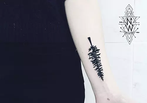Cedar tree of life tattoo design