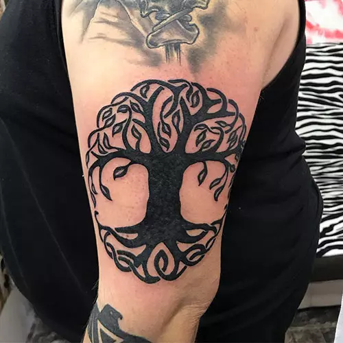 Celtic tree of life tattoo design