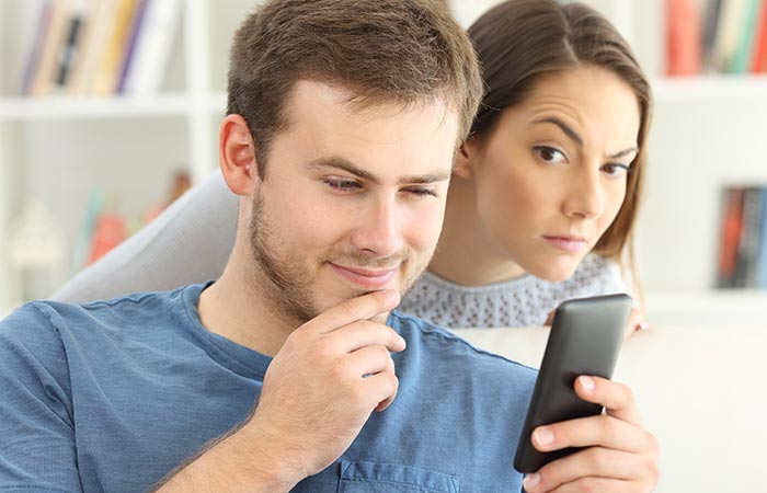 Stop being possessive by not spying on your partner