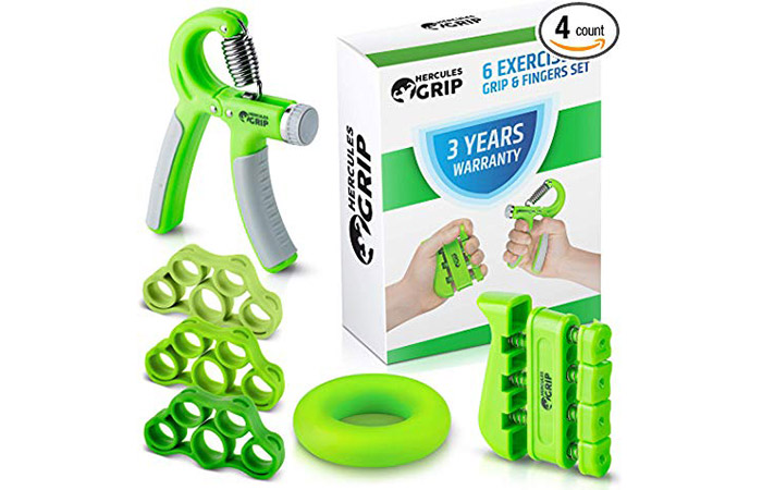 HerculesGrip Hand Grip Strengthener Forearm