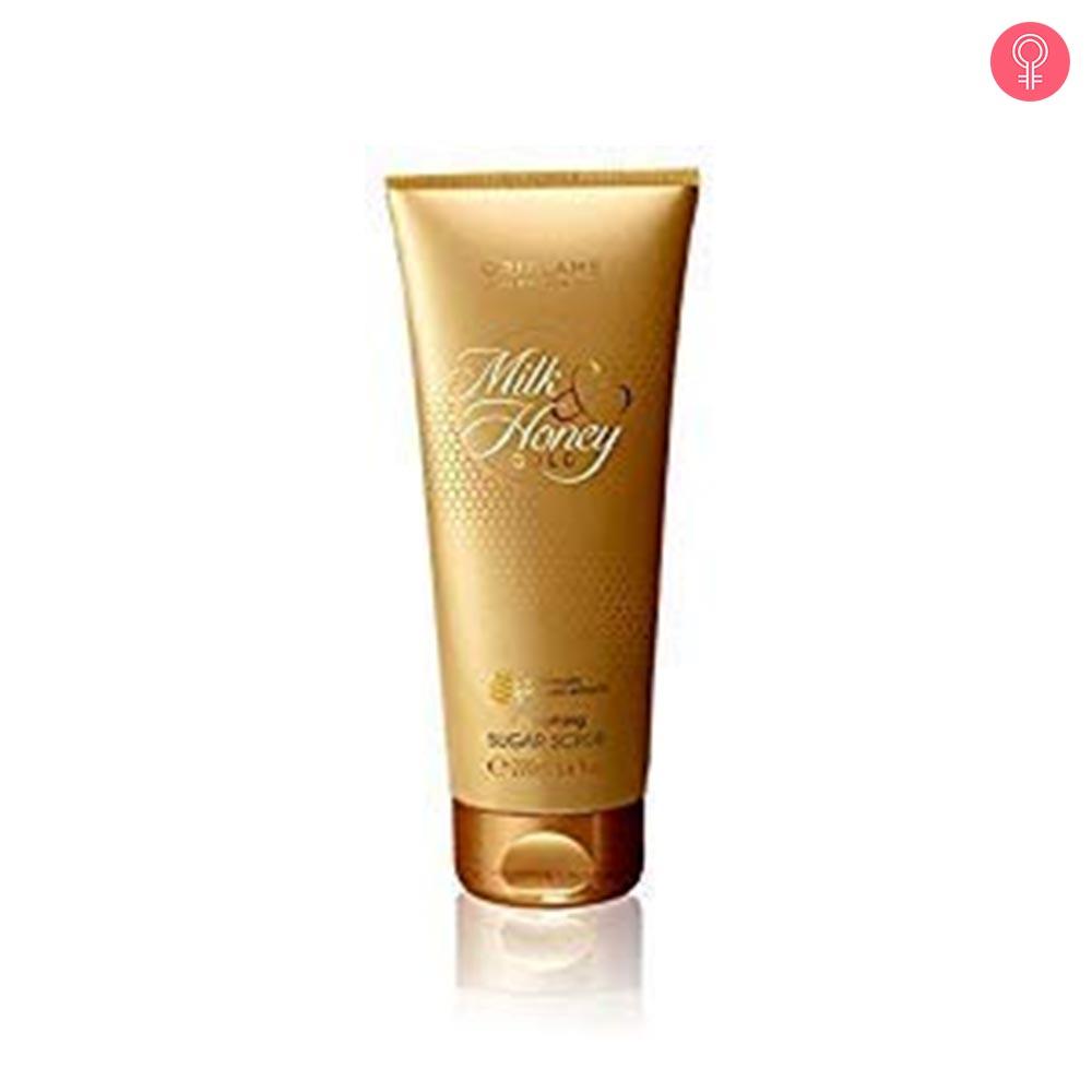 Oriflame Milk & Honey Gold Smoothing Sugar Scrub Reviews, Ingredients
