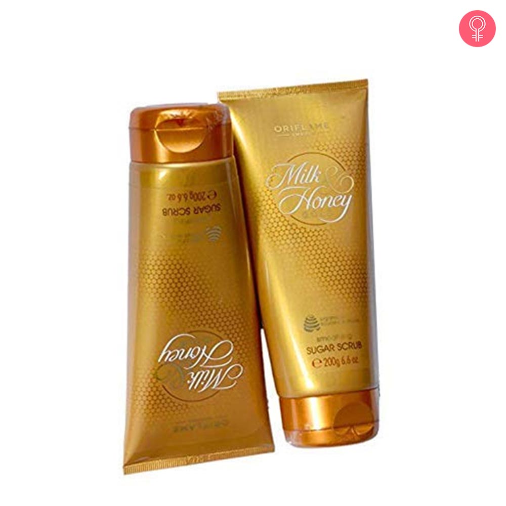 Oriflame Milk And Honey Gold Smoothing Sugar Scrub Reviews Ingredients Benefits How To Use Price