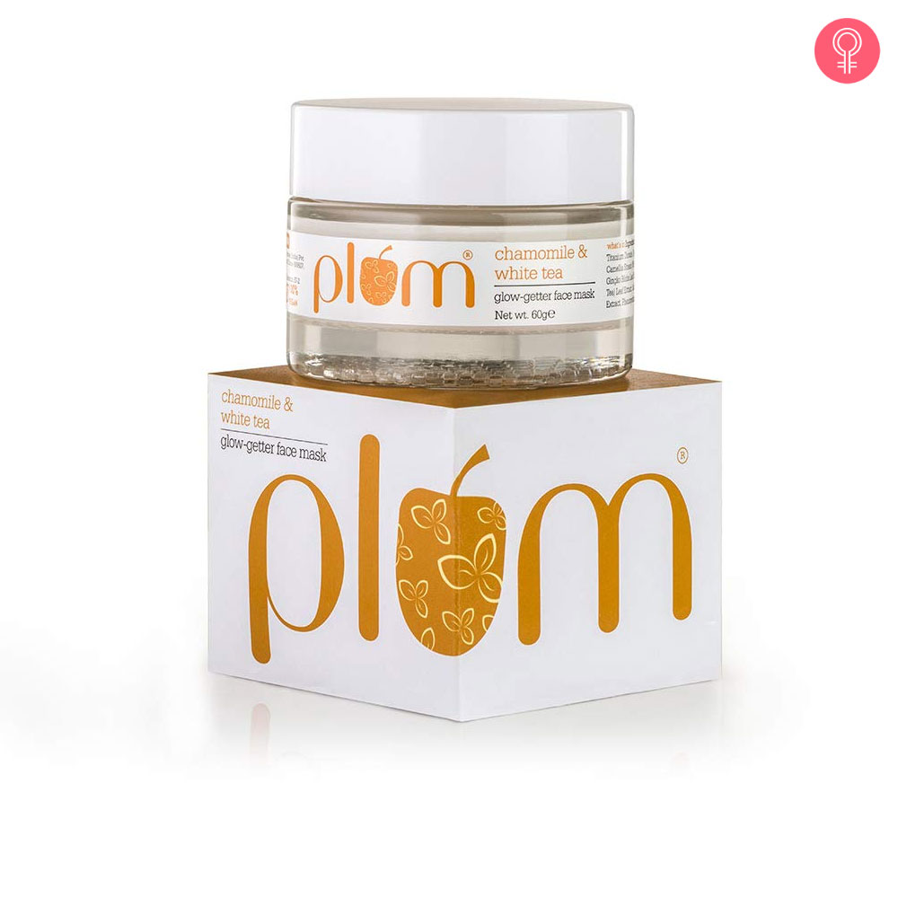 Download Plum Chamomile White Tea Glow Getter Face Mask Reviews Ingredients Benefits How To Use Price PSD Mockup Templates