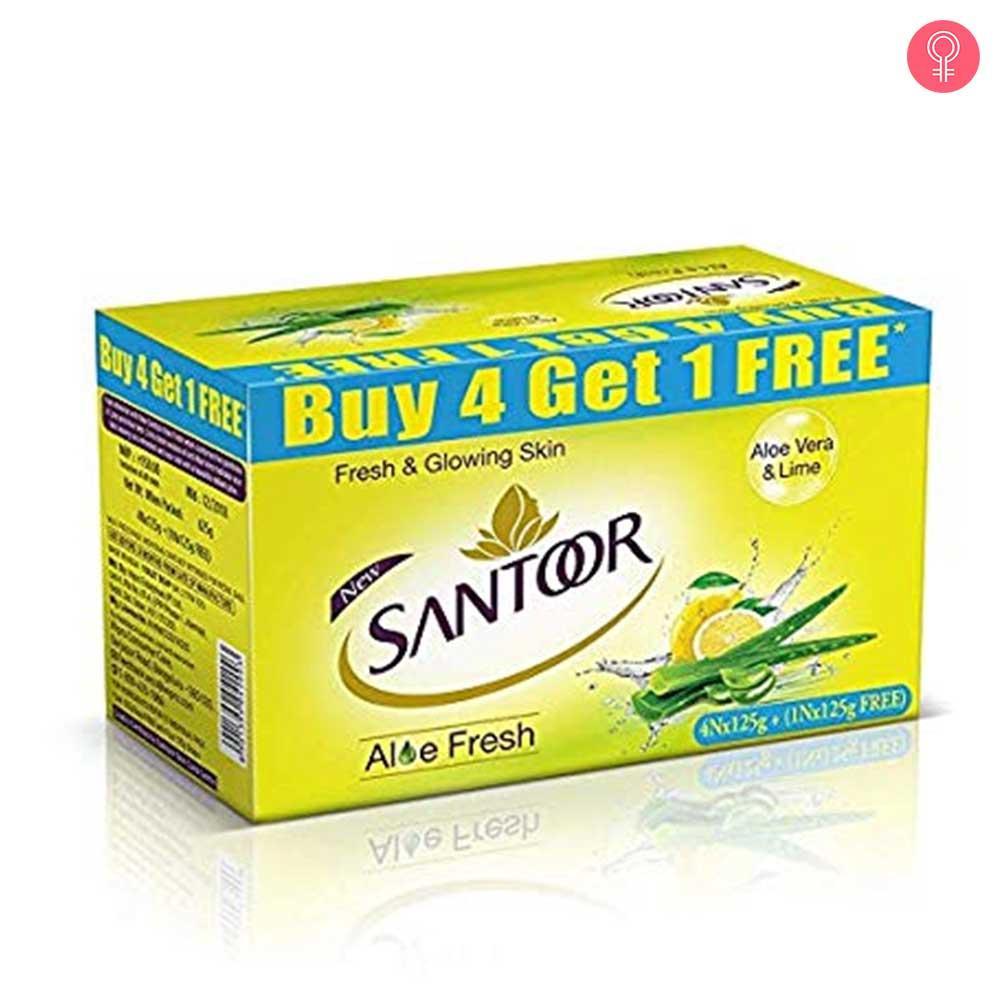 Santoor Aloe Fresh Soap Reviews, Ingredients, Benefits, How To Use, Price