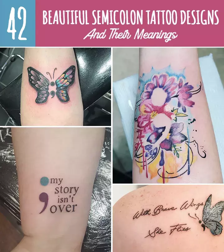 44 Beautiful Semicolon Tattoo Designs And Their Meanings