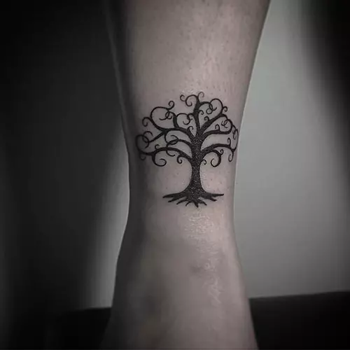 Simple tree of life tattoo design